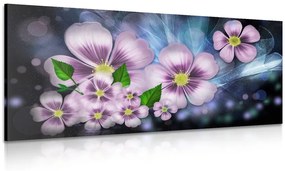 Εικόνα λουλούδια φαντασίας - 120x60
