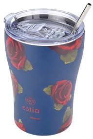 Θερμός με Καλαμάκι  Coffee Mug Save The Aegean Electric Roses 350ml