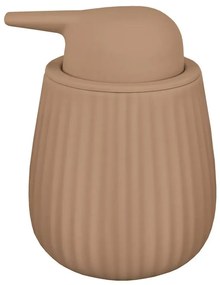 Δοχείο Κρεμοσάπουνου Groove 9,5x13,4cm Cappuccino Kleine Wolke Clay