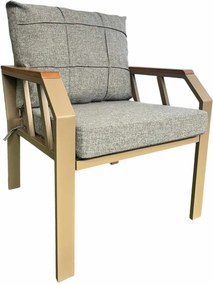 Σετ Κήπου Γκρι GRENUR 200x58x78