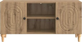 vidaXL Ντουλάπι TV 102 x 34,5 x 50 εκ. Artisan Δρυς Επεξεργασμένο Ξύλο