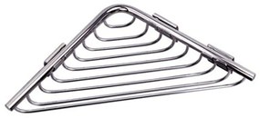 Γωνιακή Ραφιέρα Μπάνιου Reti 9631 15x15cm Chrome Karag Stainless Steel