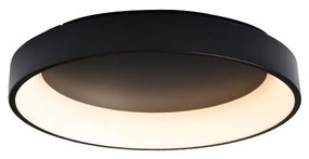 Φωτιστικό Οροφής - Πλαφονιέρα Led BR81LEDC78BK 80W 3000K 4100lm D78XH14 Black Aca Decor Metal, Plastic