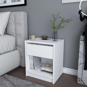 Κομοδίνο Λευκό POCLASO 44.6x35.9x52.8