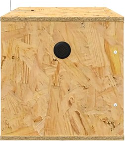 vidaXL Terrarium Καφέ 60 x 30 x 30 cm OSB