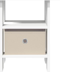 vidaXL Κομοδίνο Λευκό 41 x 40 x 45 εκ Επεξεργασμένο Ξύλο
