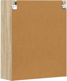 vidaXL Κρεμαστό ντουλάπι με ράφι Δρύς Sonoma 59 x 20 x 71.5 εκ