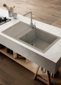 Elleci Unico 310 - Νεροχύτης Κουζίνας Γρανίτη 78x50 - Nero