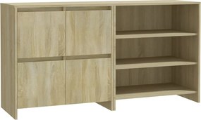 vidaXL Μπουφές 2 Τεμαχίων Sonoma Δρυς από Επεξεργασμένο Ξύλο