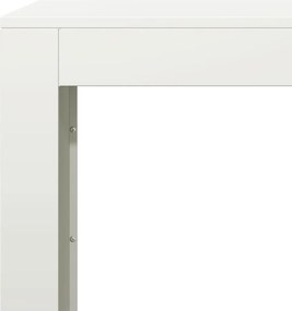 vidaXL Ράφι Καυσόξυλων Λευκό 100x40x60 εκ. Ατσάλινο