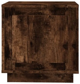 vidaXL Κομοδίνα 2 Τεμ. Καπνιστή Δρυς 44x35x45 εκ. Επεξεργασμένο Ξύλο