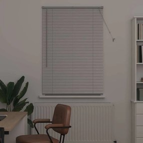 vidaXL Ρολό Παραθύρου με κουρτίνες Ασημί 80 x 130 εκ Αλουμίνιο