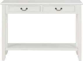 vidaXL Τραπέζι Κονσόλα Λευκό 110 x 35 x 80 εκ. Ξύλινο