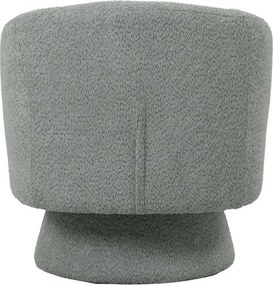 Πολυθρόνα περιστρεφόμενη Kreslo μπουκλέ ύφασμα σε φυστικί απόχρωση 78x81x77εκ 78x81x77 εκ.