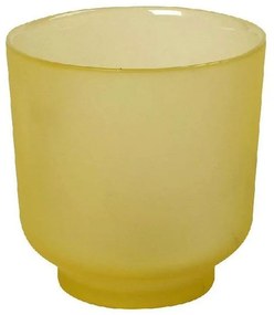 Κηροπήγιο Για Ρεσώ Caprice DAC1703K6 9,5x9,5x9cm Yellow Espiel Glass