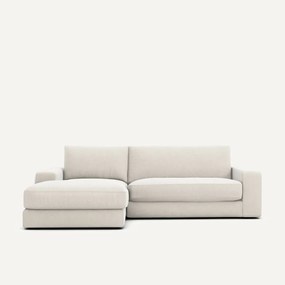 Γωνιακός καναπές από βελούδινο chenille ύφασμα, Skander