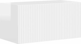 vidaXL Σετ επίπλου τηλεόρασης 6 pcs Υψηλής γυαλάδας λευκό