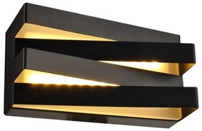Φωτιστικό Τοίχου - Απλίκα Led V80LEDW20BK 12W 3000K 960lm 20X11X9 Black Aca Decor Metal