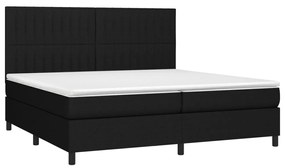 ΚΡΕΒΑΤΙ BOXSPRING ΜΕ ΣΤΡΩΜΑ ΜΑΥΡΟ 200X200 ΕΚ. ΥΦΑΣΜΑΤΙΝΟ 3141963