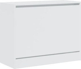 vidaXL Παπουτσοθήκη Λευκή 80x34x63 εκ. από Επεξεργασμένο Ξύλο