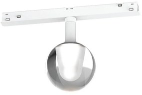 Σποτ Led Eiva VK/04609/TR/DA/W/W Για Μαγνητική Ράγα Λεπτή 48V Dali 3000K 375lm 3W 360° CRI>90 ø75cm IP20 White VKLed