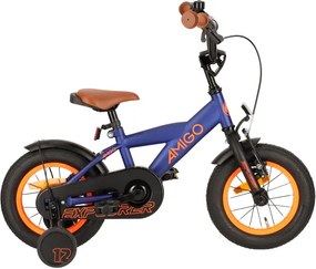 Explorer 12 Inch Boys Coaster Brake BlueOrangeAMIGO