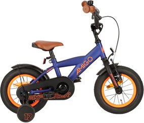 Explorer 12 Inch 20 cm Boys Coaster Brake BlueOrangeAMIGO