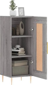 vidaXL Ντουλάπι Γκρι Sonoma 34,5x34x90 εκ. από Επεξεργασμένο Ξύλο