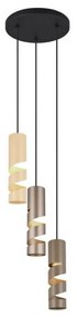 Φωτιστικό Οροφής Stream 364030317 28x150cm 3xGU10 10W Beige-Coffee Trio Lighting