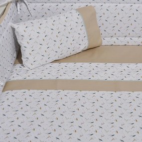 Σεντόνια Βρεφικά Des.404 (Σετ 2τμχ) Beige Baby Oliver Λίκνου 75x110cm 100% Βαμβάκι