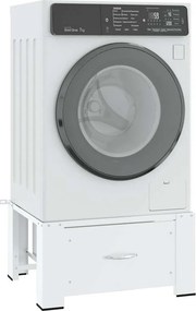 vidaXL Βάση Στήριξης Πλυντηρίου Ρούχων με Συρτάρι Λευκή