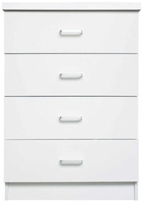 Συρταριέρα DRAWER 4-Συρτάρια / Άσπρο