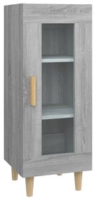 vidaXL Ντουλάπι Γκρι Sonoma 34,5x34x90 εκ. από Επεξεργασμένο Ξύλο