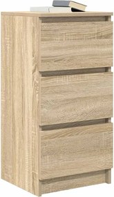 vidaXL Ραφιέρα Sonoma Δρυς 37,5x35x76 εκ. από Επεξεργ. Ξύλο