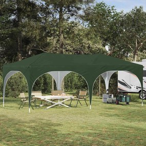 vidaXL Αυτοσχέδιο Μόρφωση 574 x 289 x 245 cm Πράσινο Ύφασμα Όξφορντ