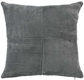 Μαξιλάρι Διακοσμητικό (Με Γέμιση) Parallel 374-225-505 Dark Grey 43X43 Ύφασμα