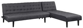 Καναπές Κρεβάτι Γωνία Αναστρέψιμη Zelda HM3154.01 Grey254X163X74Y εκ. Fabric