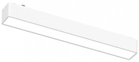 Φωτιστικό LED 10W 3000K για Ultra-Thin Μαγνητική Ράγα σε Λευκή Απόχρωση D:23cmx2,4cm Inlight T03001-WH