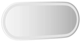 vidaXL Καθρέφτης Μπάνιου με LED Οβάλ 90x40 εκ.