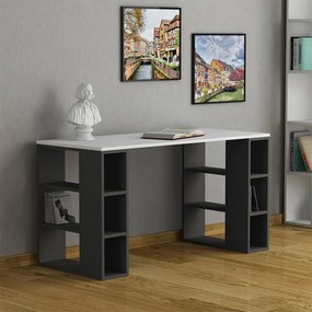 ΓΡΑΦΕΙΟ ΕΡΓΑΣΙΑΣ COLMAR MEGAPAP ΧΡΩΜΑ ΑΝΘΡΑΚΙ - ΛΕΥΚΟ 140X60X75ΕΚ