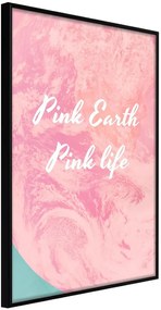 Αφίσα - Pink Life - 20x30 - Μαύρο - Χωρίς πασπαρτού