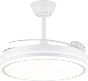 Ανεμιστήρας Οροφής CristalRecord EVO RETRAC Λευκό 72 W