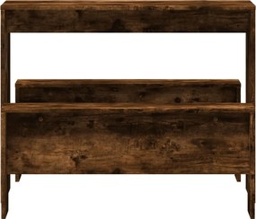 vidaXL Σετ Τραπεζαρίας με Πάγκο Καπνιστή Δρυς Επεξεργασμένο Ξύλο