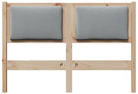 vidaXL Κεφαλάρι Καφέ Μασίφ ξύλο πεύκου