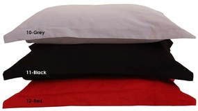 Μαξιλαροθήκη Σετ 2Τμχ Luxury Unicolour 10 Grey Anna Riska 50Χ70 100% Cotton Satin