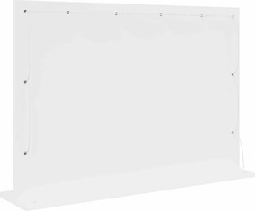 vidaXL Καθρέφτης τουαλέτας Ορθογώνιος Λευκό 80 x 15 x 18 εκ.