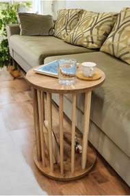Βοηθητικό Τραπεζάκι Πεύκο MEDRES 35x49