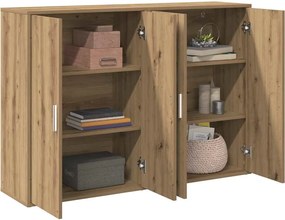 vidaXL Πλαϊνό γραφείο 2 pcs Artisan Oak 60 x 31 x 84 εκ.