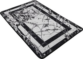 Bathmat Marmor - Black (70 x 120) Black
White