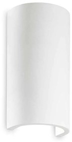 Φωτιστικό Τοίχου Flash Round 214696 11x18x11cm 1xG9 40W White Ideal Lux